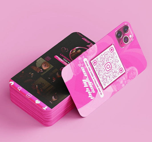 Moderne Visitenkarte mit Social Media (Design & Druck von 250 Stück)