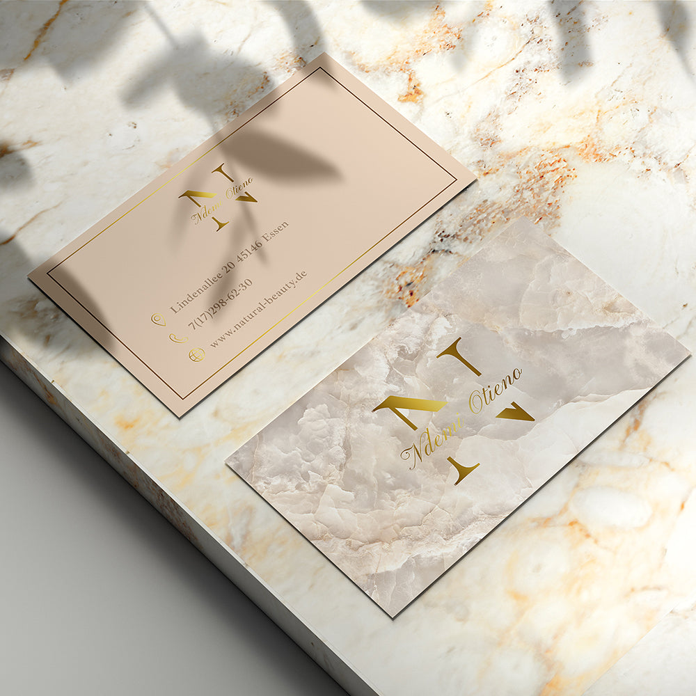 Visitenkarten Design für Beauty Artist